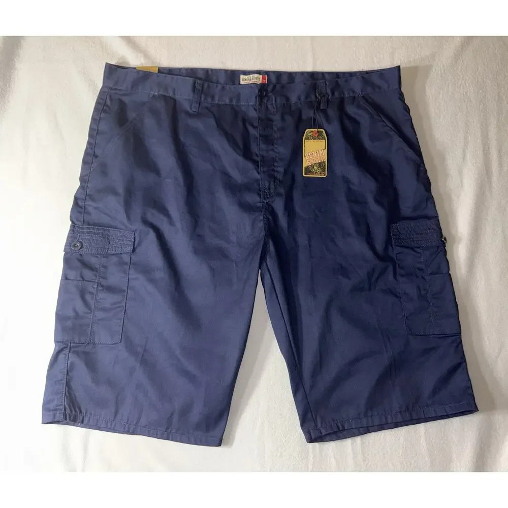 Denim & Rivets Mens Dressy Cargo‎ Shorts Size 50x14 Relaxed Casual New